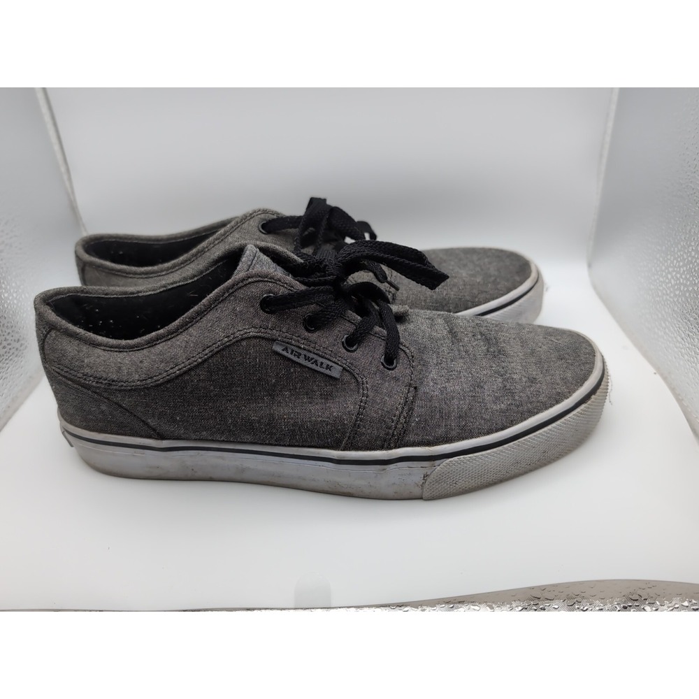 AIRWALK Canvas‎ Lace Up Grey Sneakers Shoes Mens SIZE 9.5